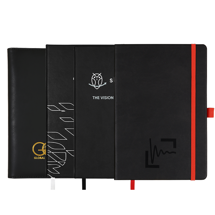 Punotebook S1 luxury corporate gift set - custom logo notebook with branded rigid box packaging, wholesale promotional stationery gift for VIP clients and award programs