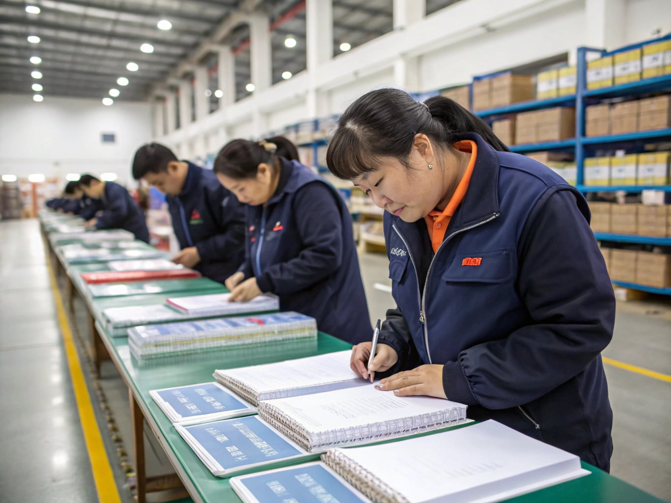 Quality control inspection at Punotebook