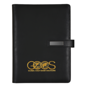 Custom Logo Business PU Leather Notebook with Button Clasp | Professional Executive Journal Wholesale