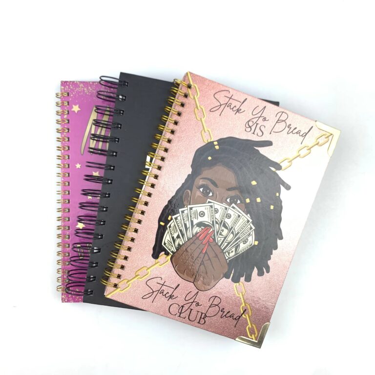 Custom Logo A5 Hardcover Spiral Journal | Eco-friendly Wire-O Binding Notebook Wholesale