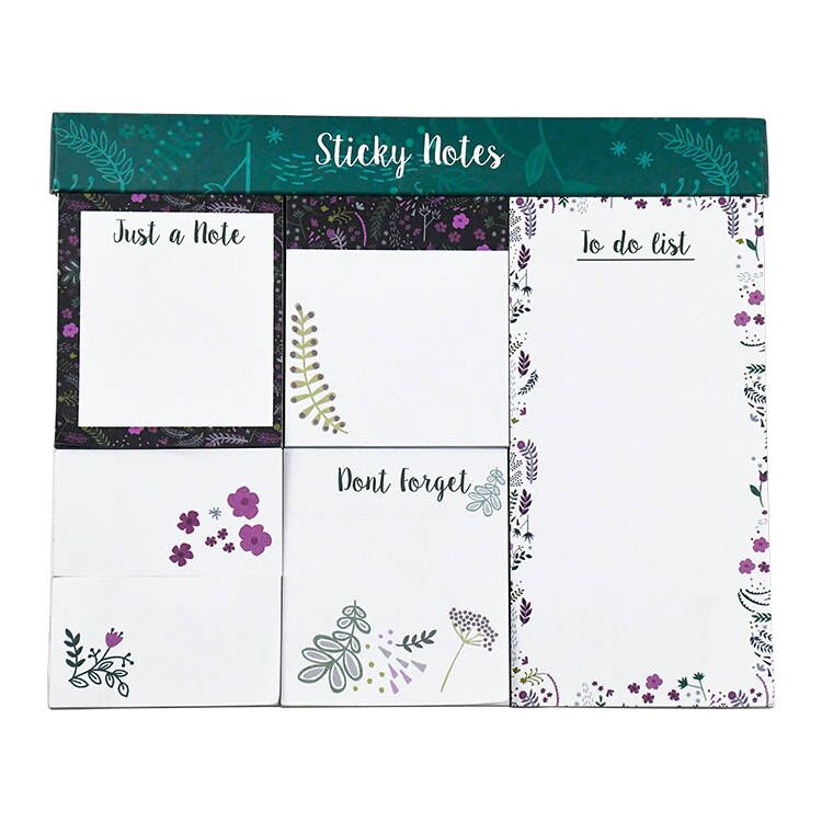 Custom print stationery gift set sticky note notepad